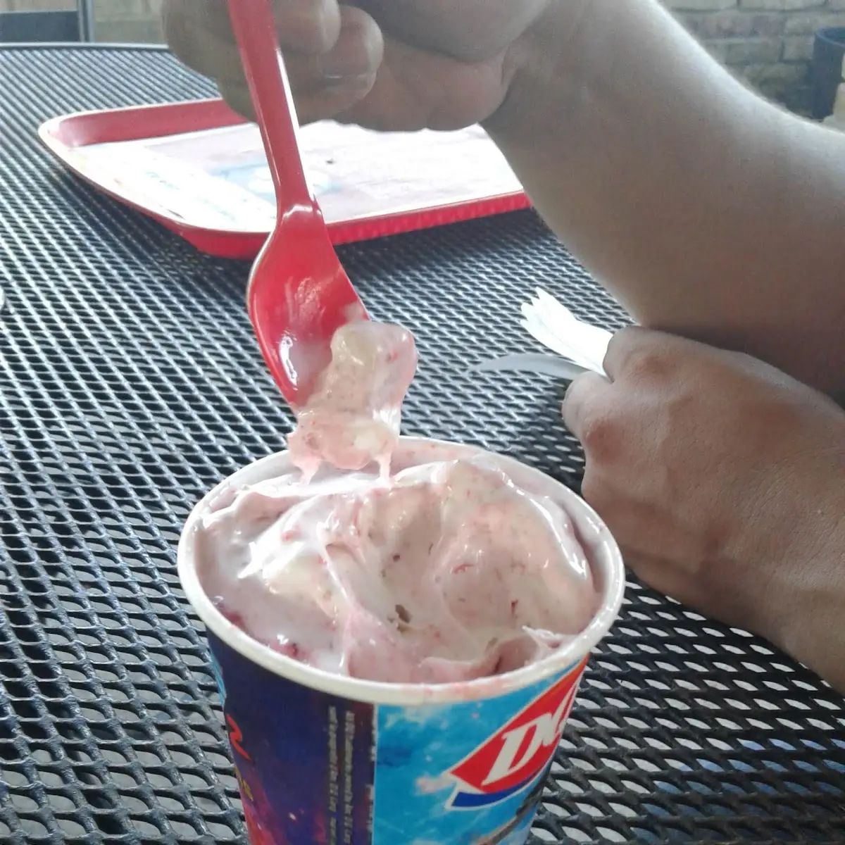 Cotton Candy Blizzard Treat