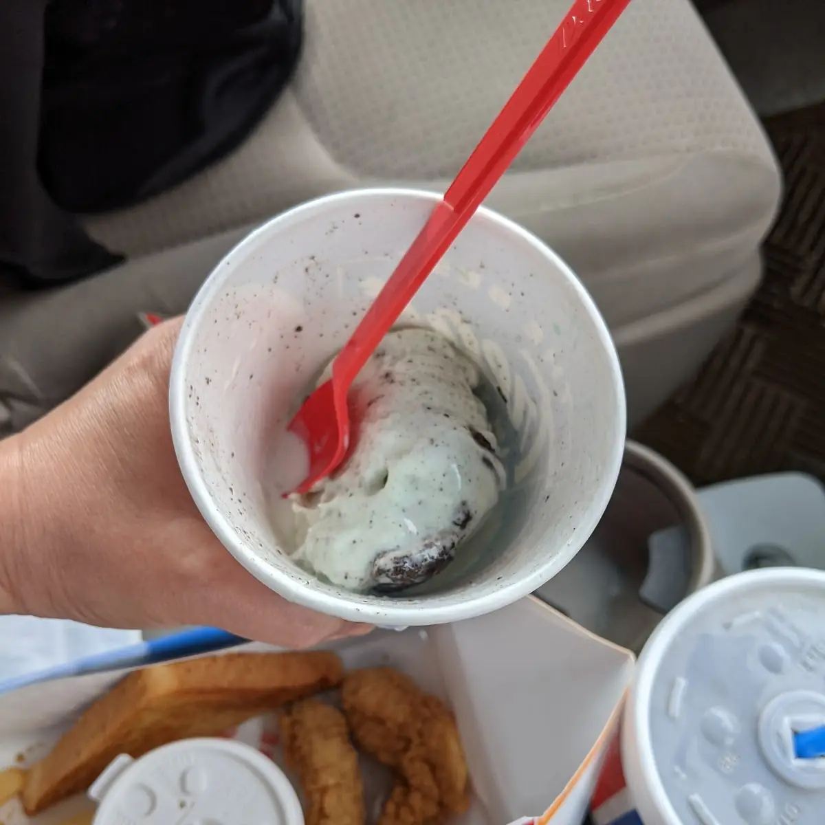 Mint Oreo Blizzard Treat
