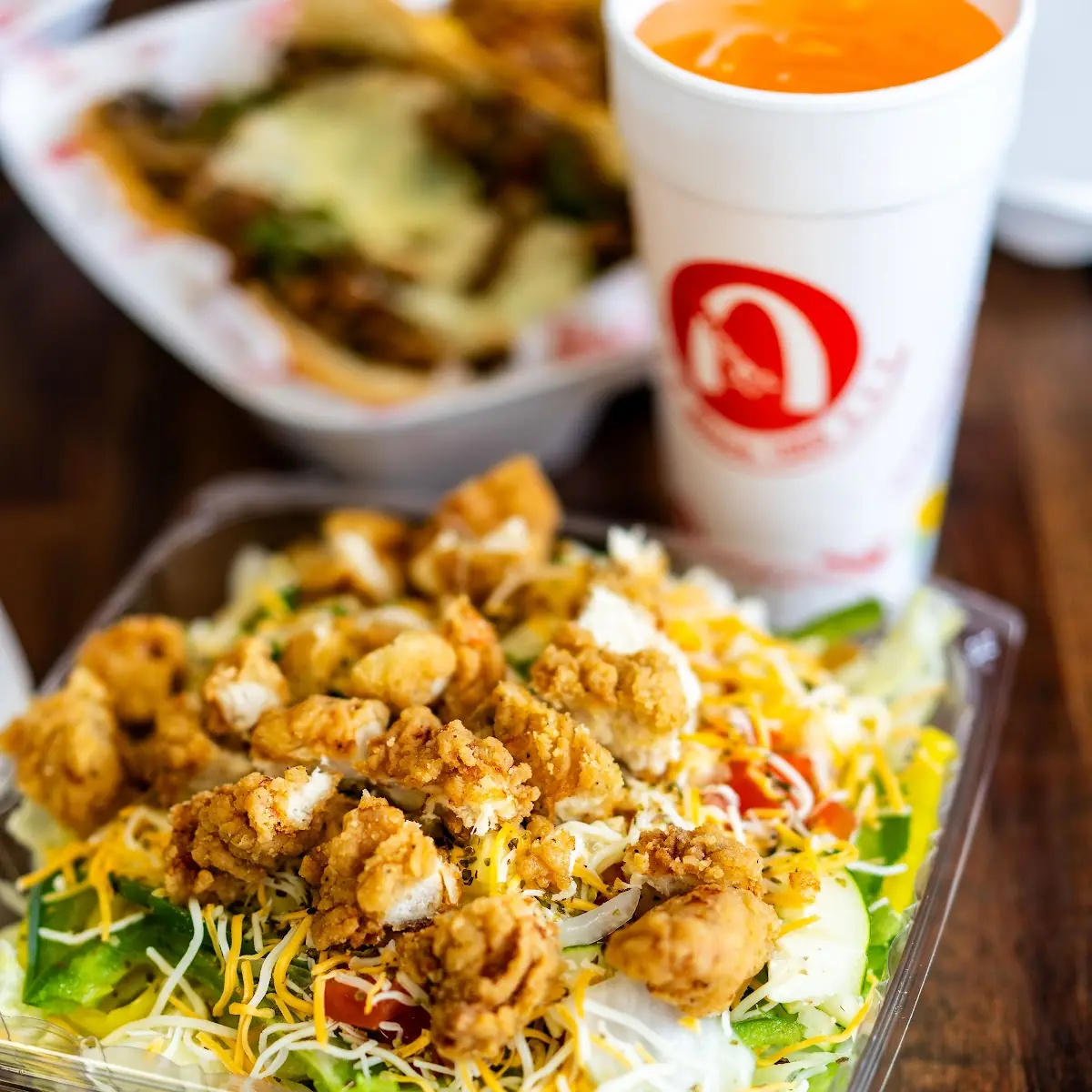 Fried Chicken Salad