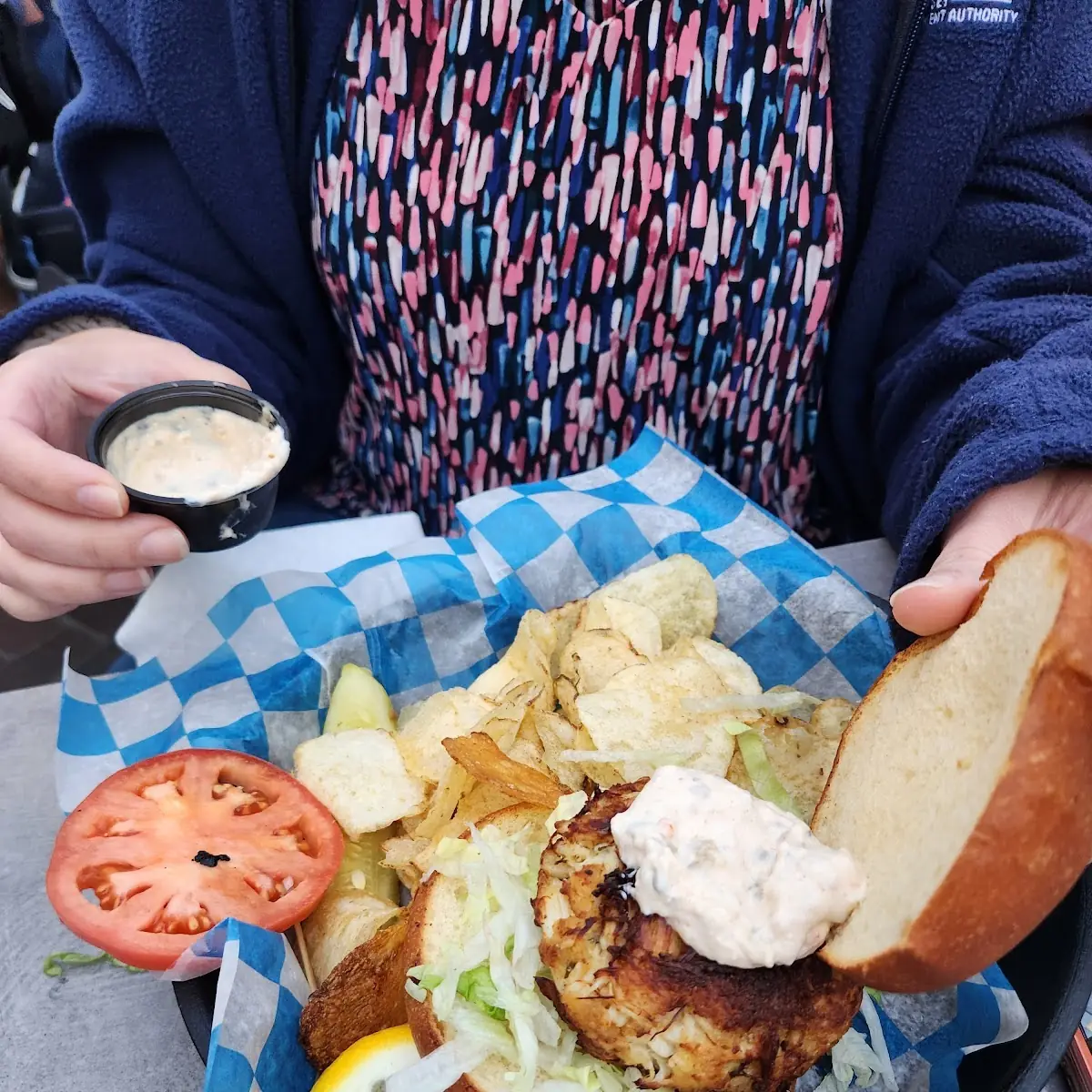 Crab Cake Sandwich