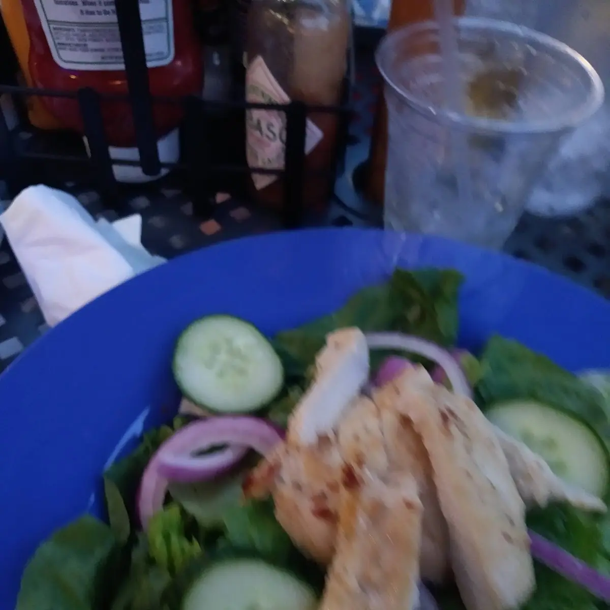 Spinach Salad with Grilled Chicken