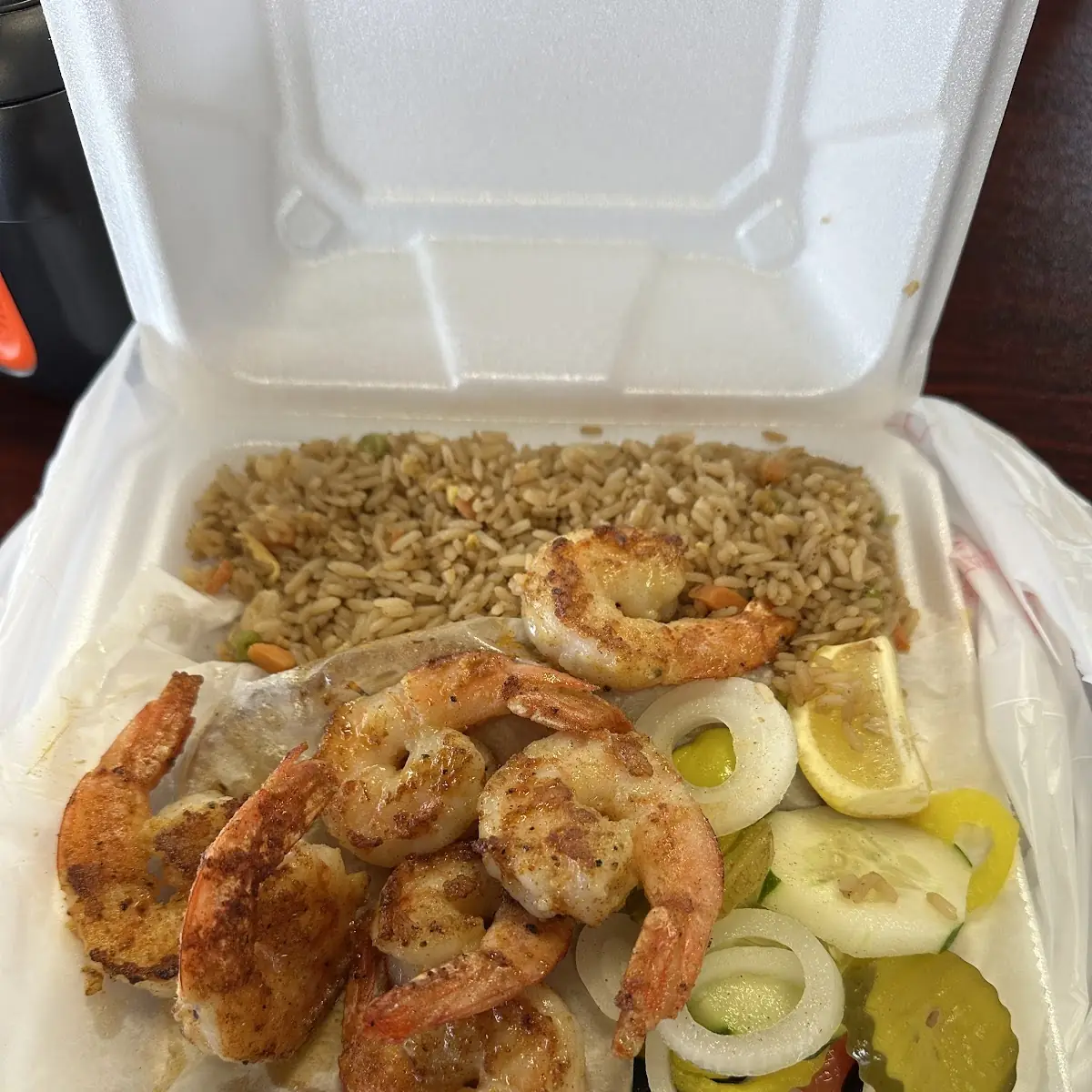 Grilled Shrimp Combo Fried Rice