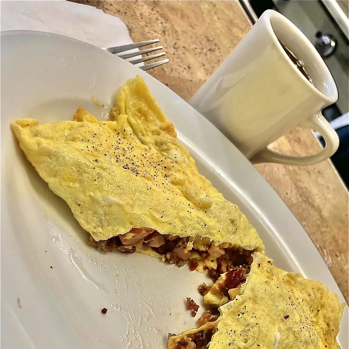 3 Meat Omelette