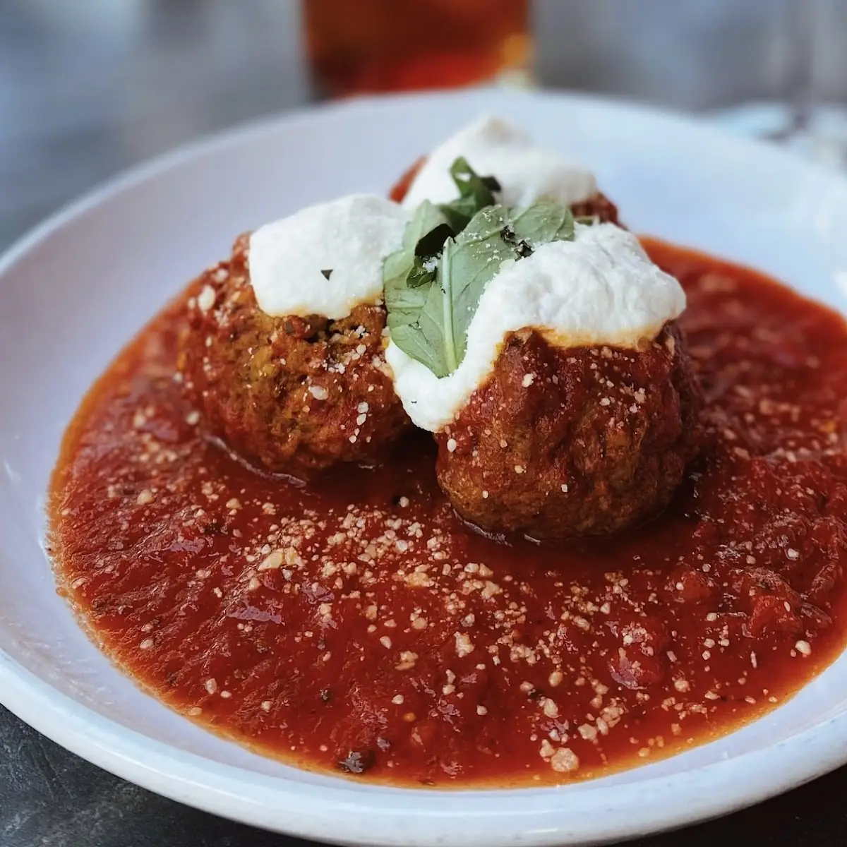 Meatball Parmigiana