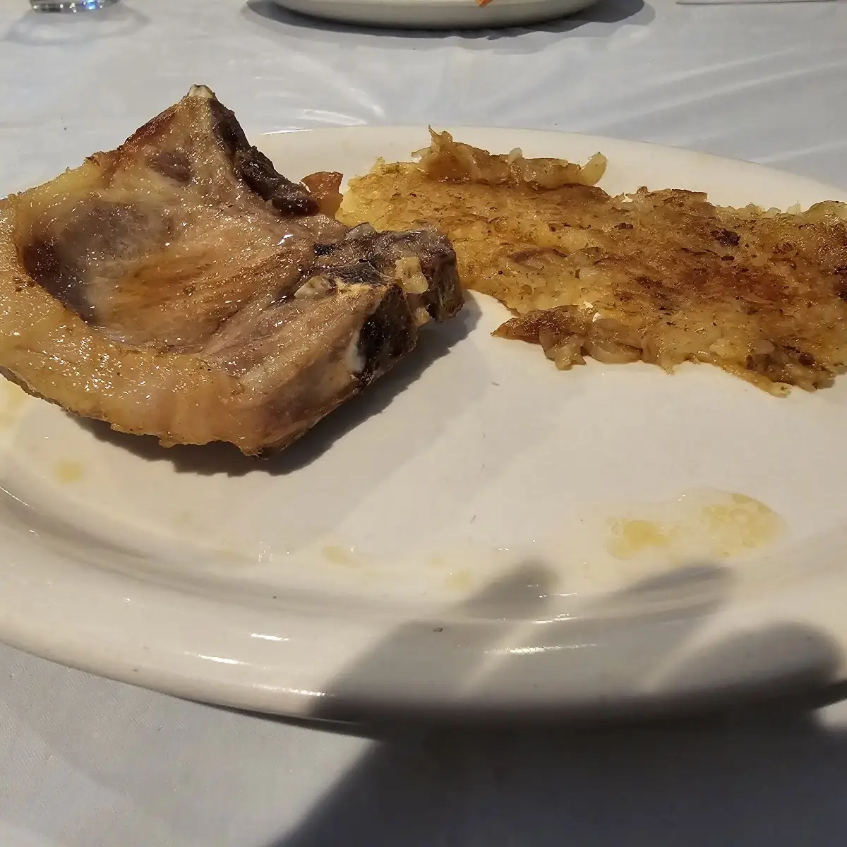 Pork Chop with Hash Browns