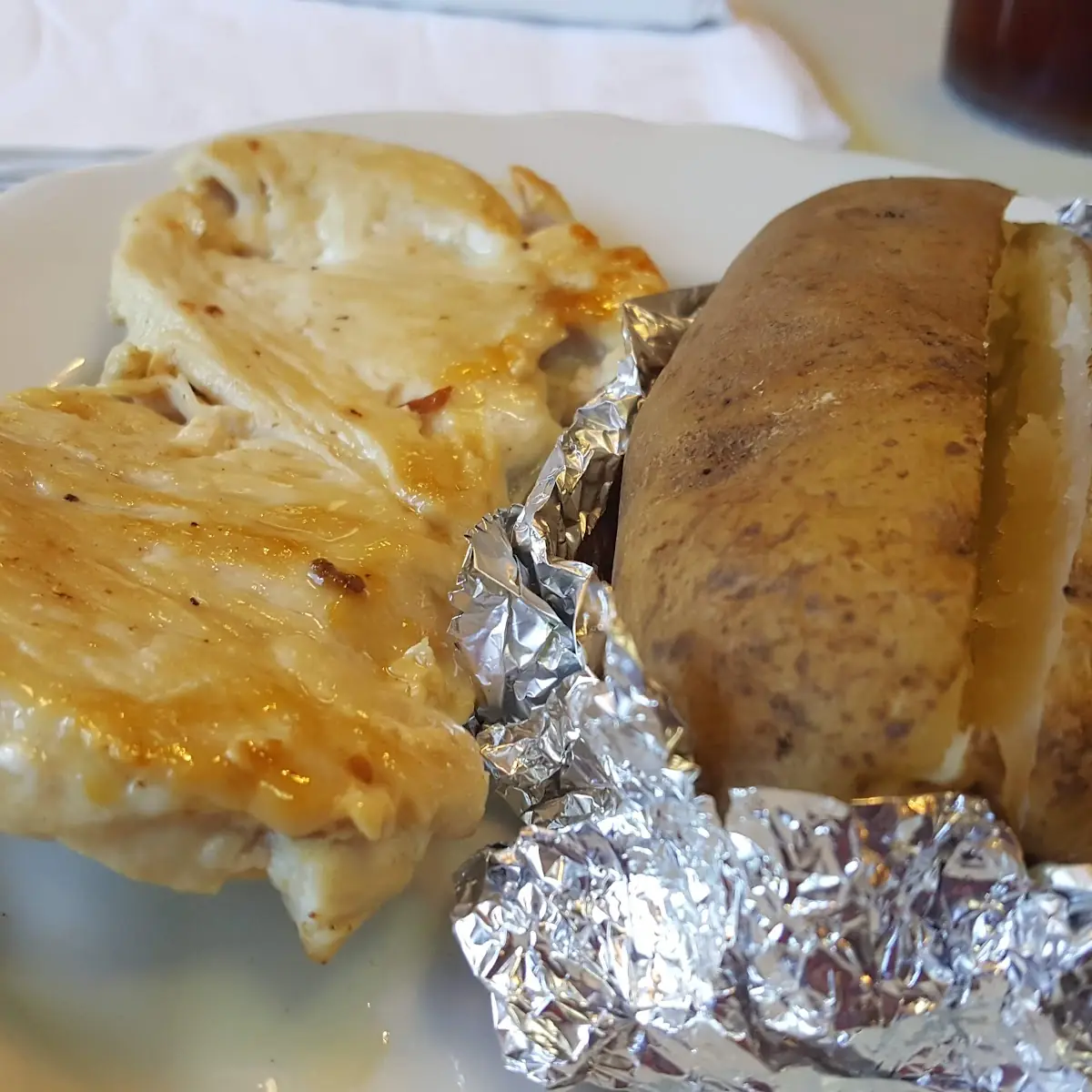 Grilled Chicken and Baked Potato