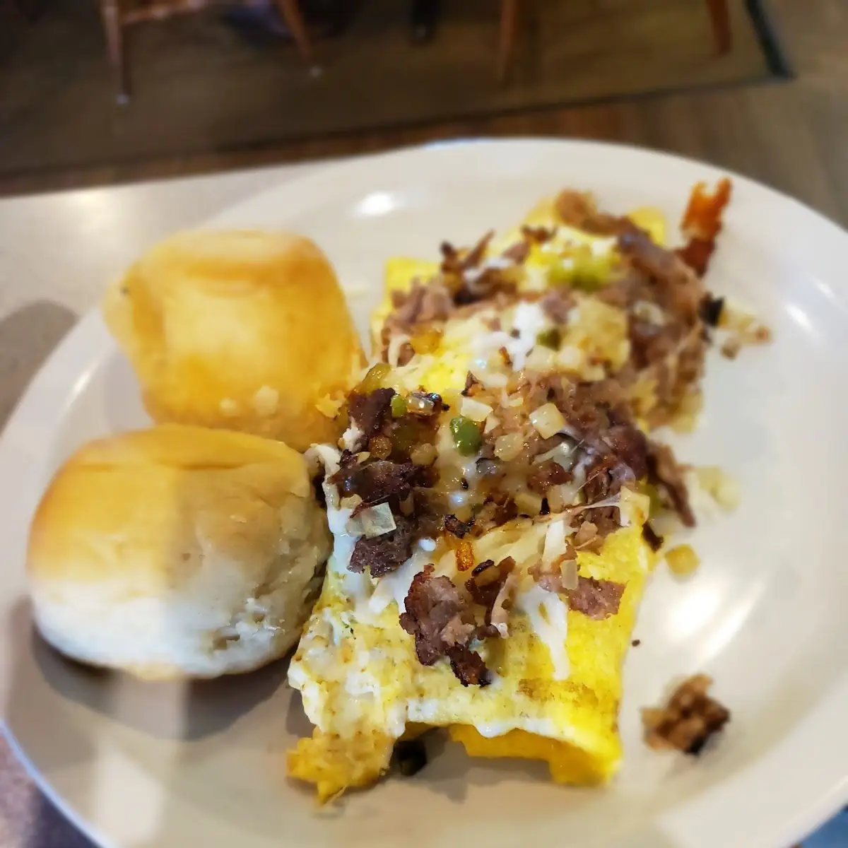 Philly Cheese Steak Omelet