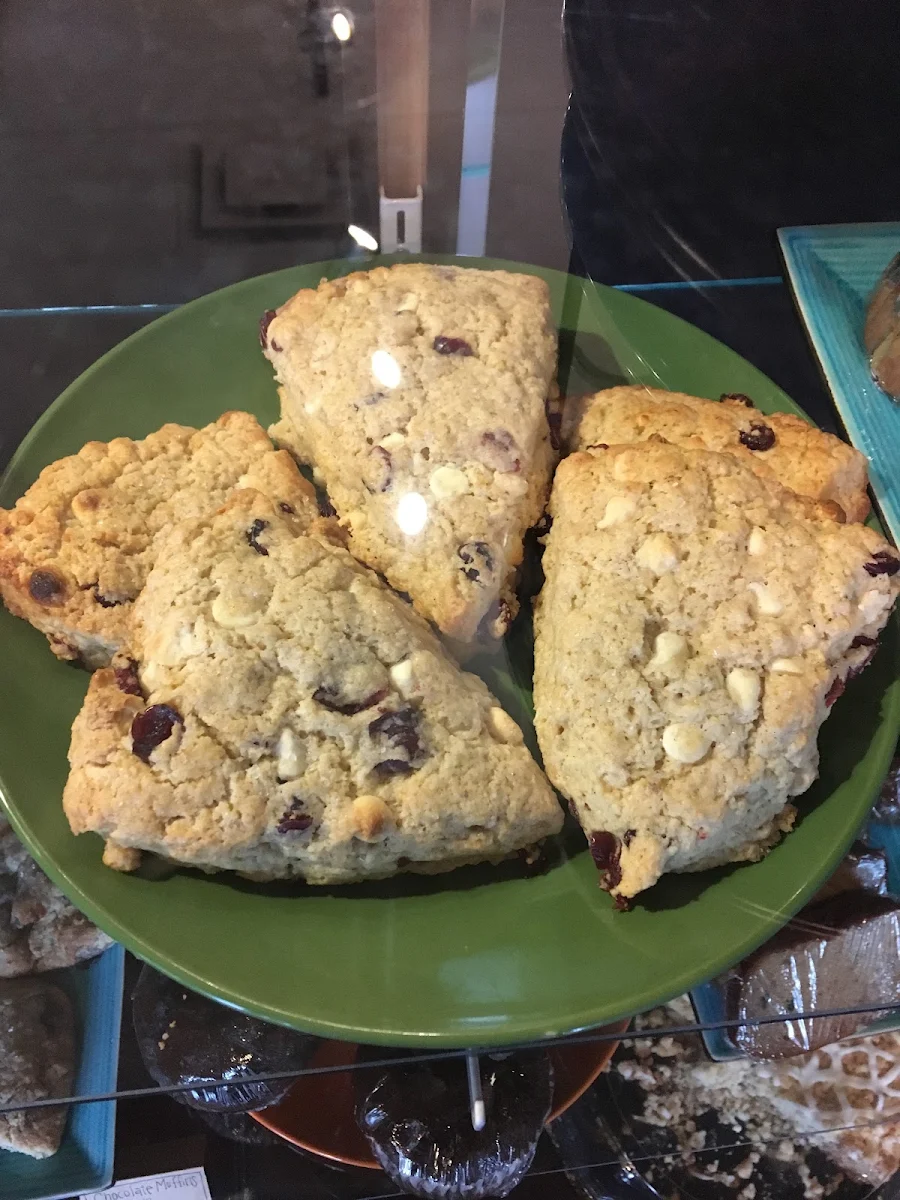 Cherry White Chocolate Scones