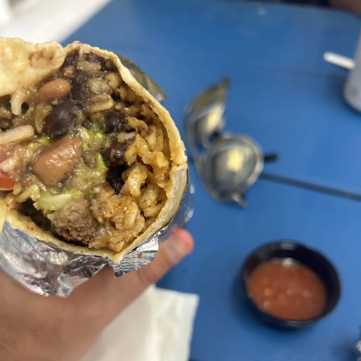 Beef Burrito with Guacamole