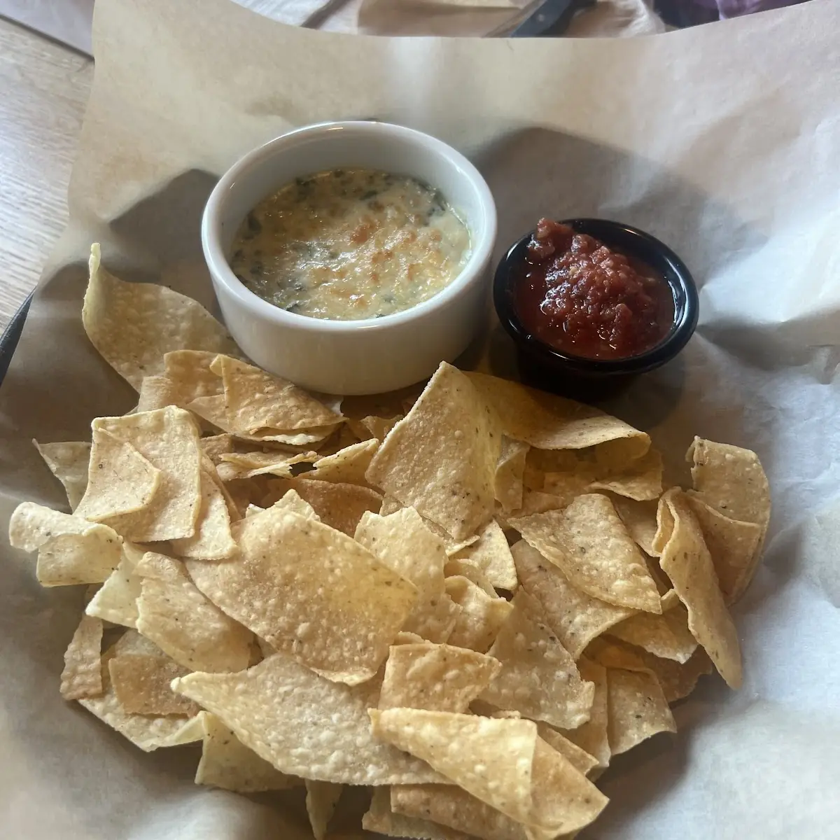 Chips Spinach Dip