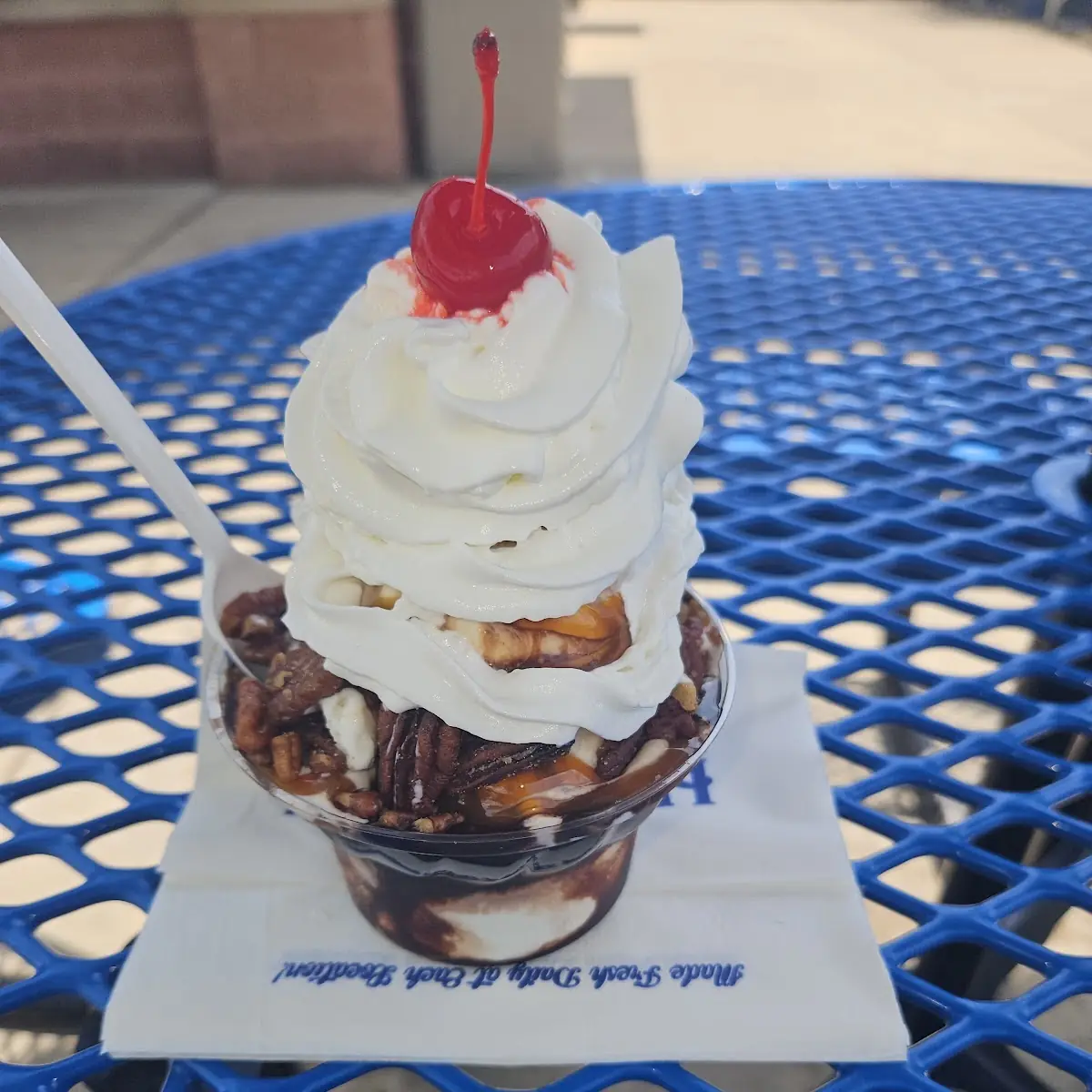 Caramel and Hot Fudge Sundae