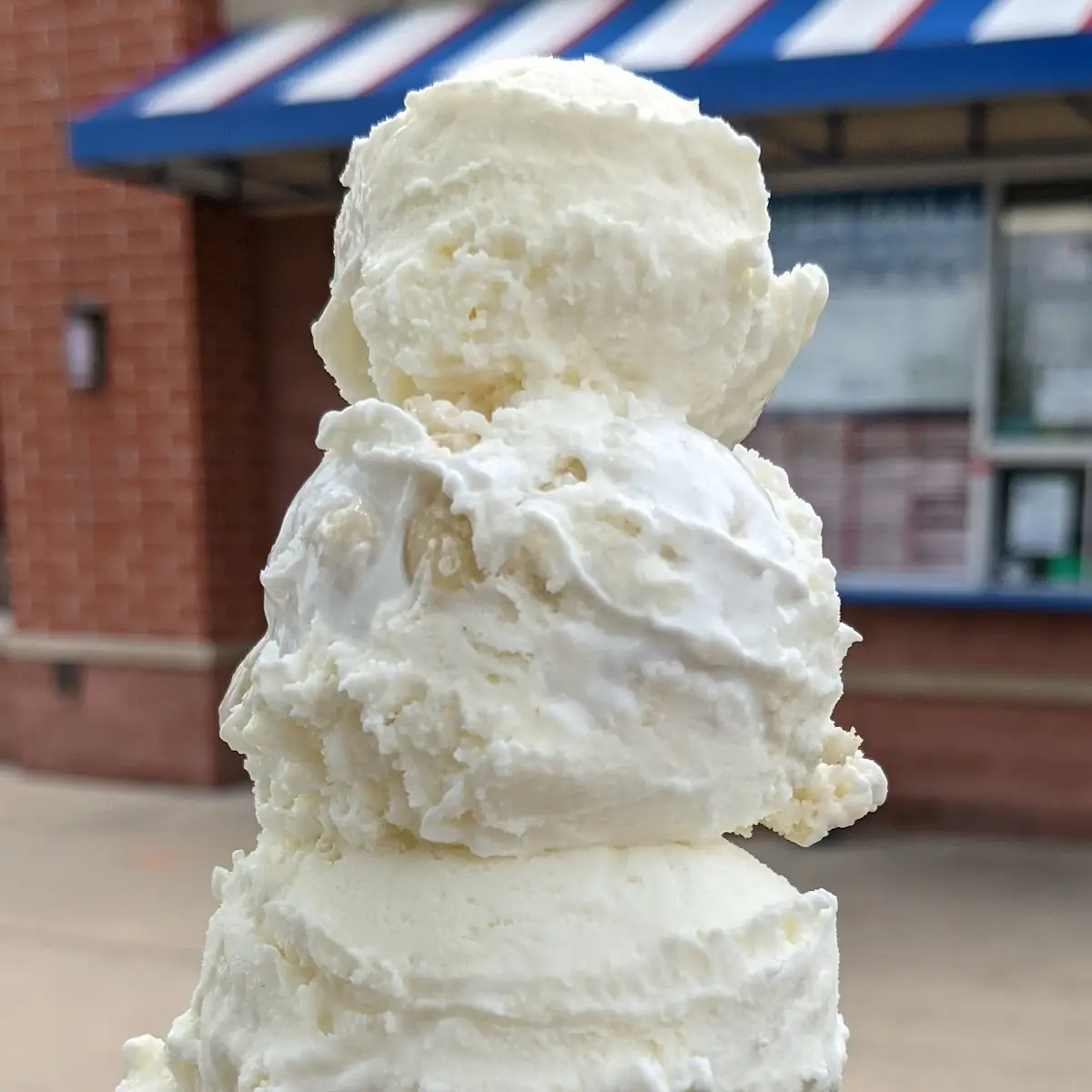 Coconut Cream Pie on a Chocolate Dipped Waffle Cone