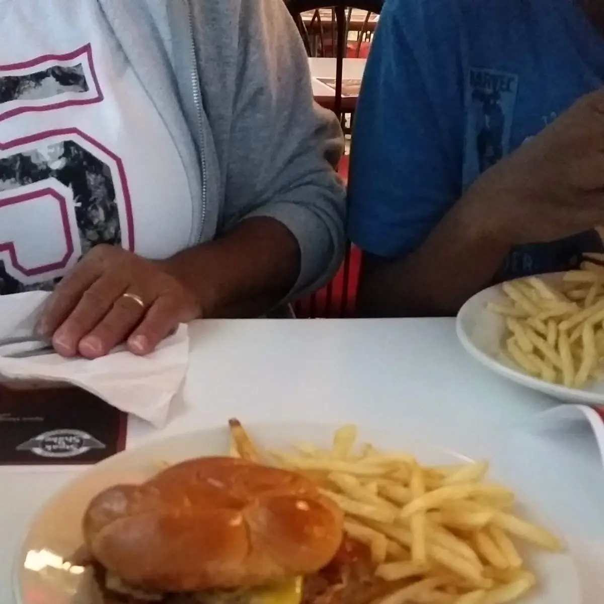 Burger and Fries