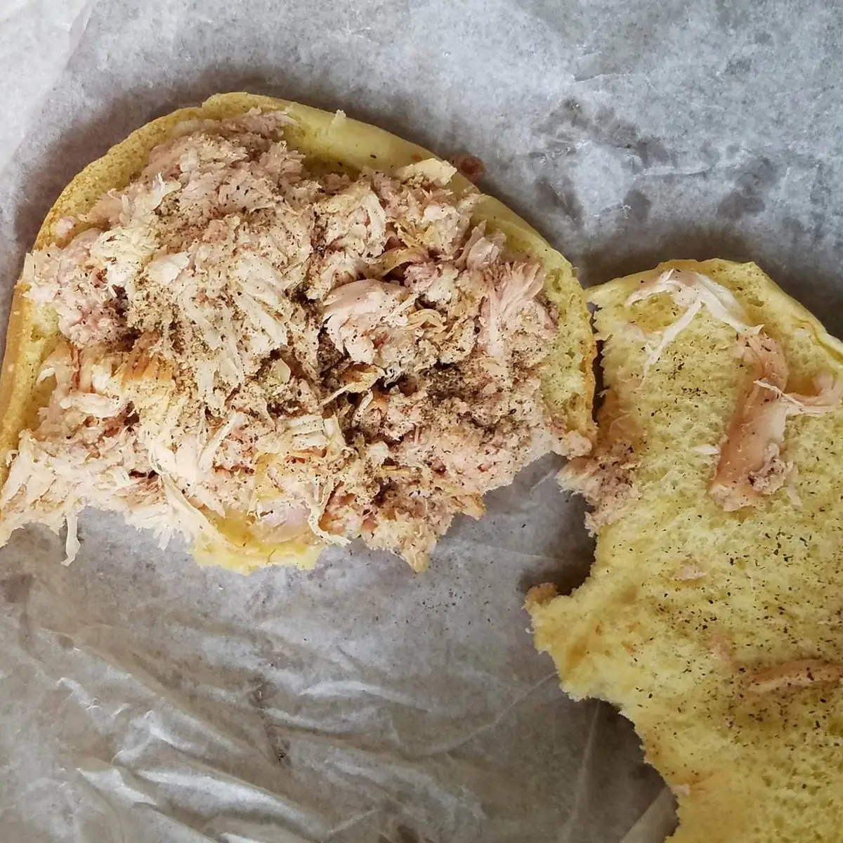 Old Looking Chicken Sandwich