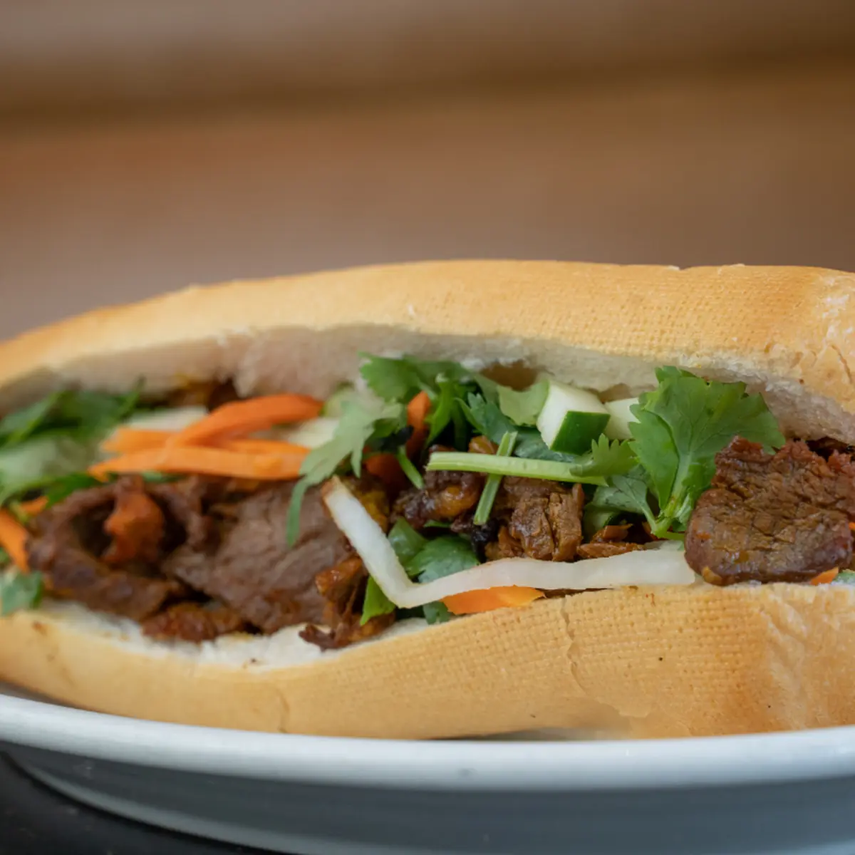 Beef Banh MI Bo Nuong Grilled Lemon Grass
