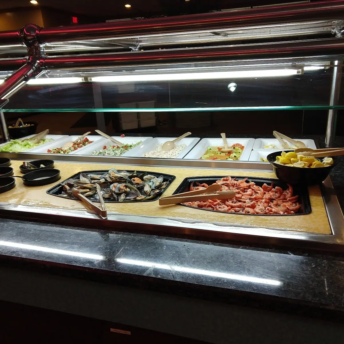 Salt Pepper Shrimp and Fried Seafood Buffet