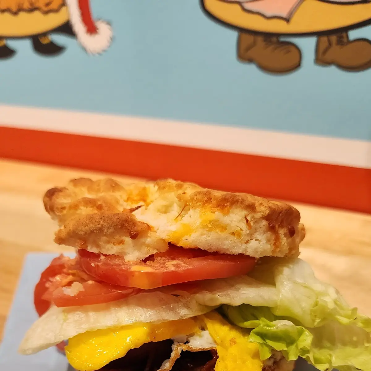 Bacon Egg and Cheese Biscuit