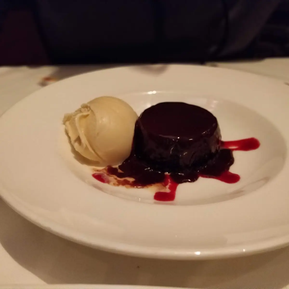 Chocolate Lava Cake with Ice Cream