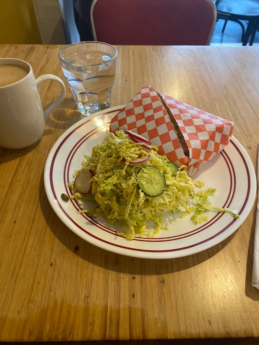 Breakfast Sandwich and Salad, Cool Hand Of A Girl