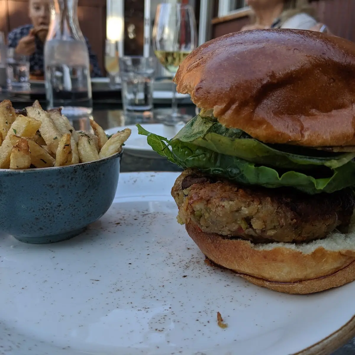 House Made Veggie Burger with Fries