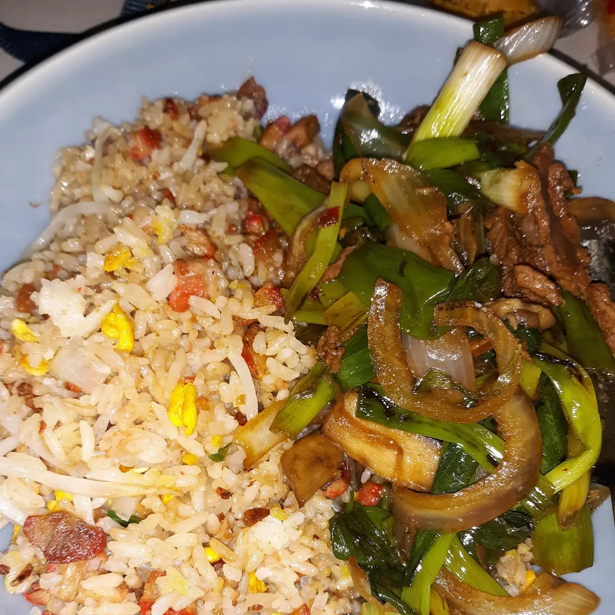 Fried Rice and Mongolian Beef
