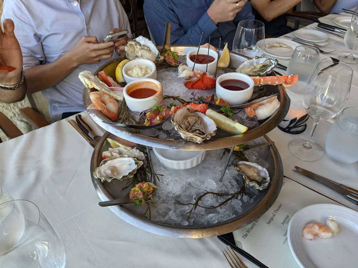 The Winery Seafood Tower