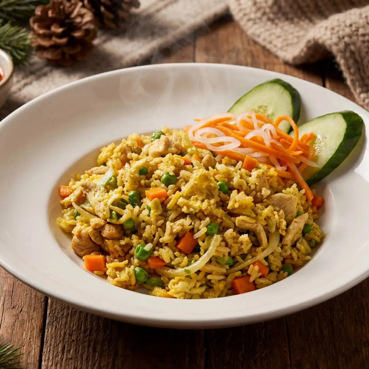 6-Curry Fried Rice Cơm Chiên Cà Ry