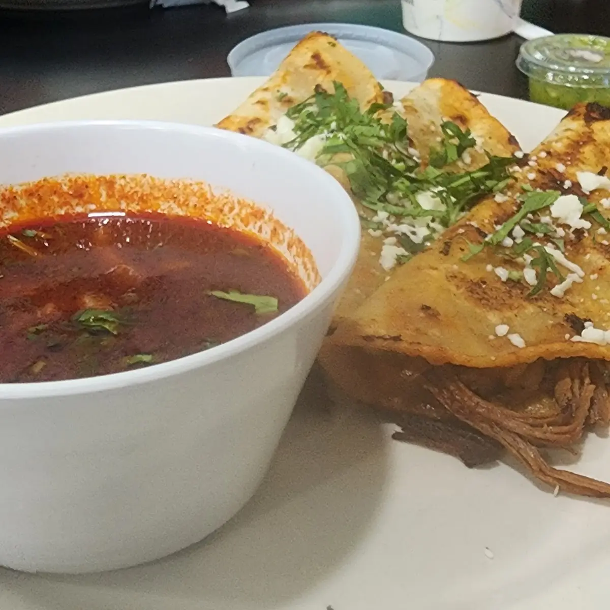 Birria Tacos Carne Asada