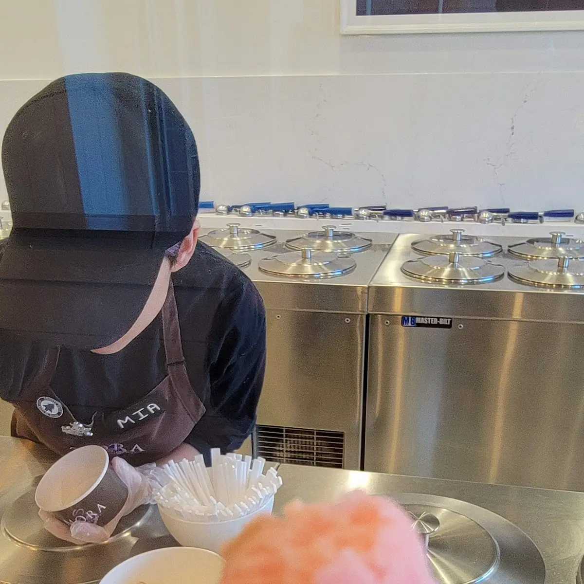 Strawberry Ice Cream Sample