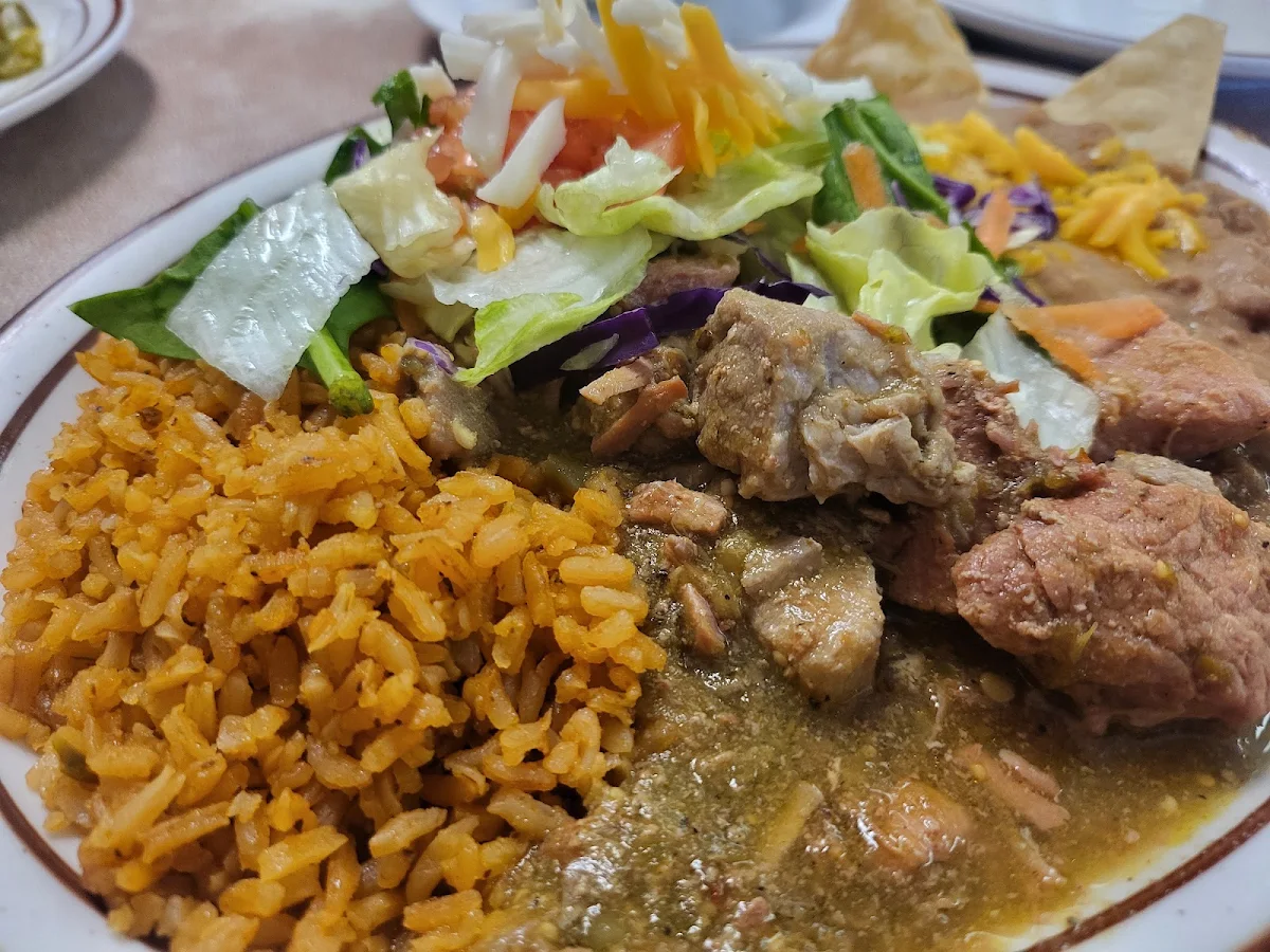 Chile Verde Plate