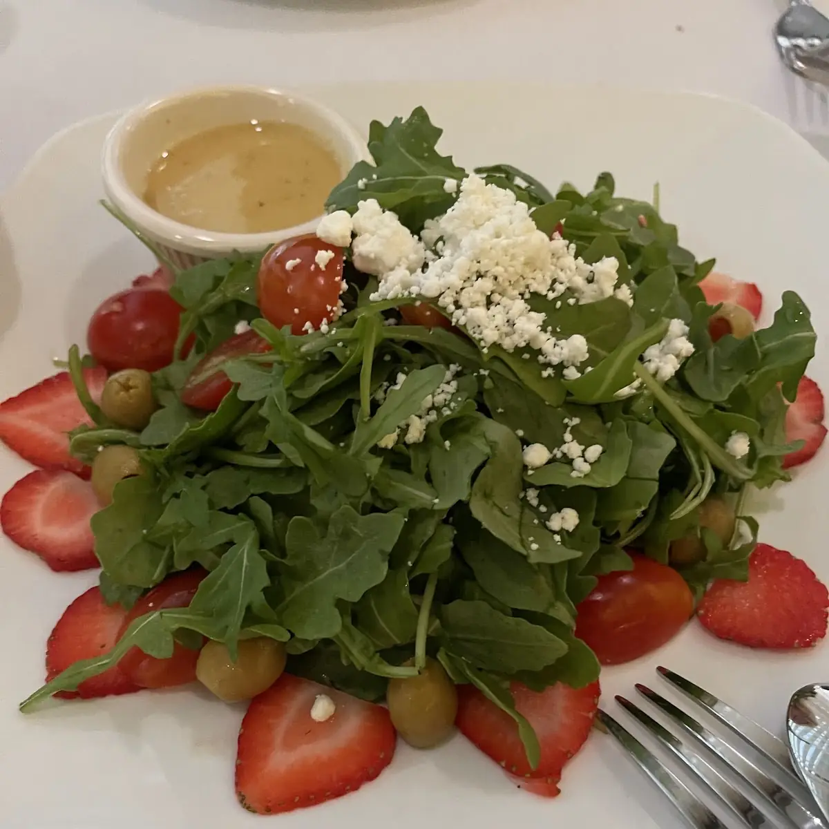 Arugula Salad with Strawberries