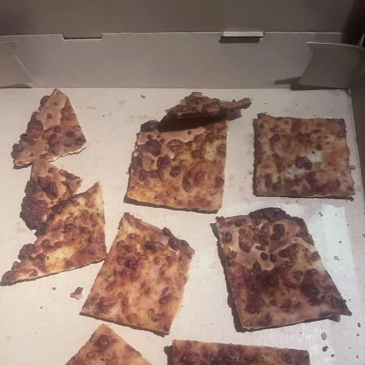Thin Crust Cheese Pizza Tonno