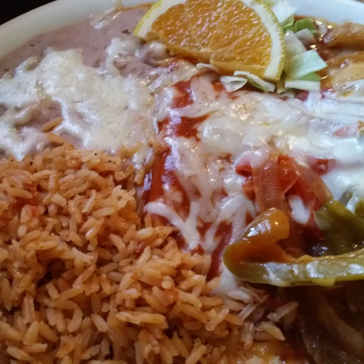 Chile Relleno & Enchiladas