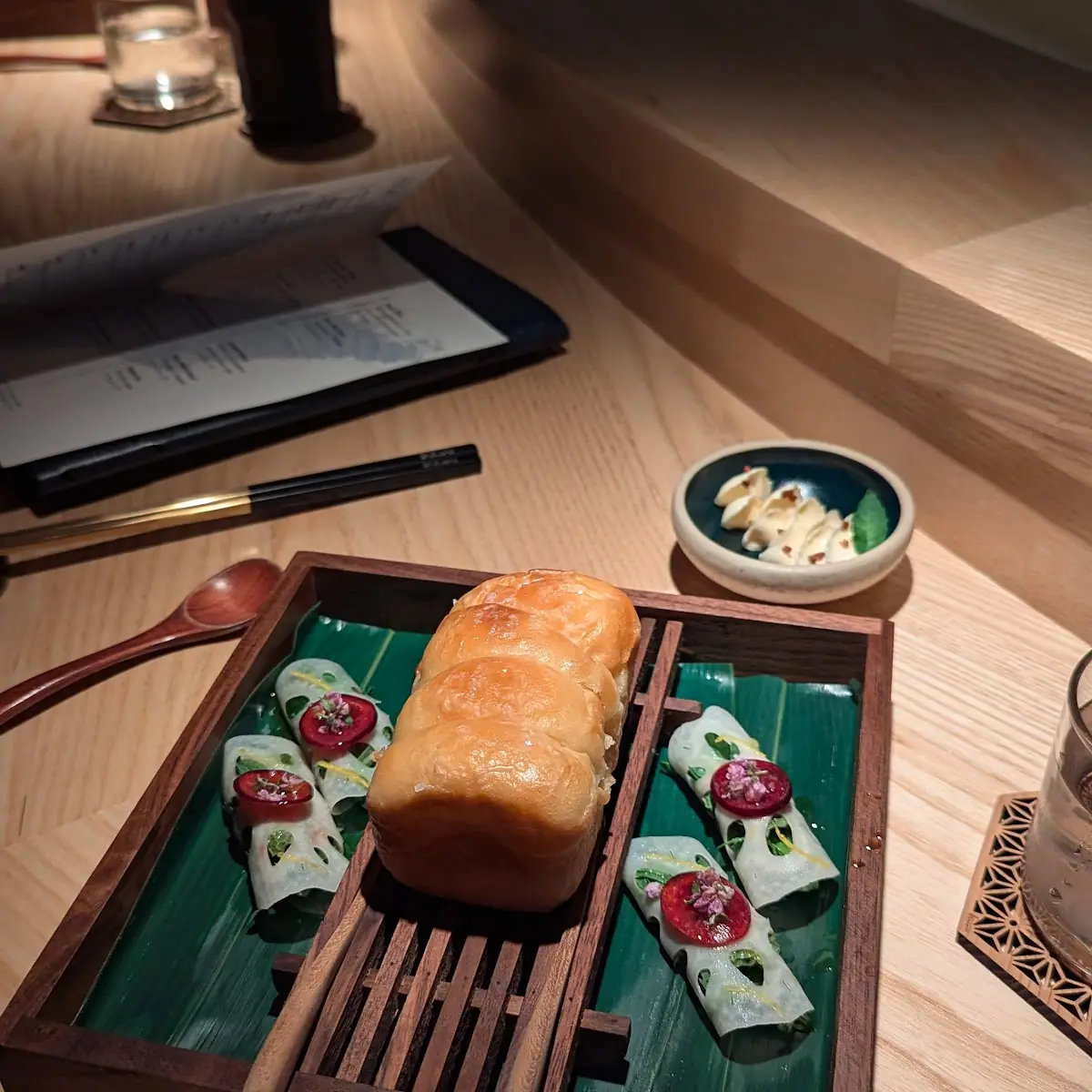 Roasted Bread and Pickled Vegetables