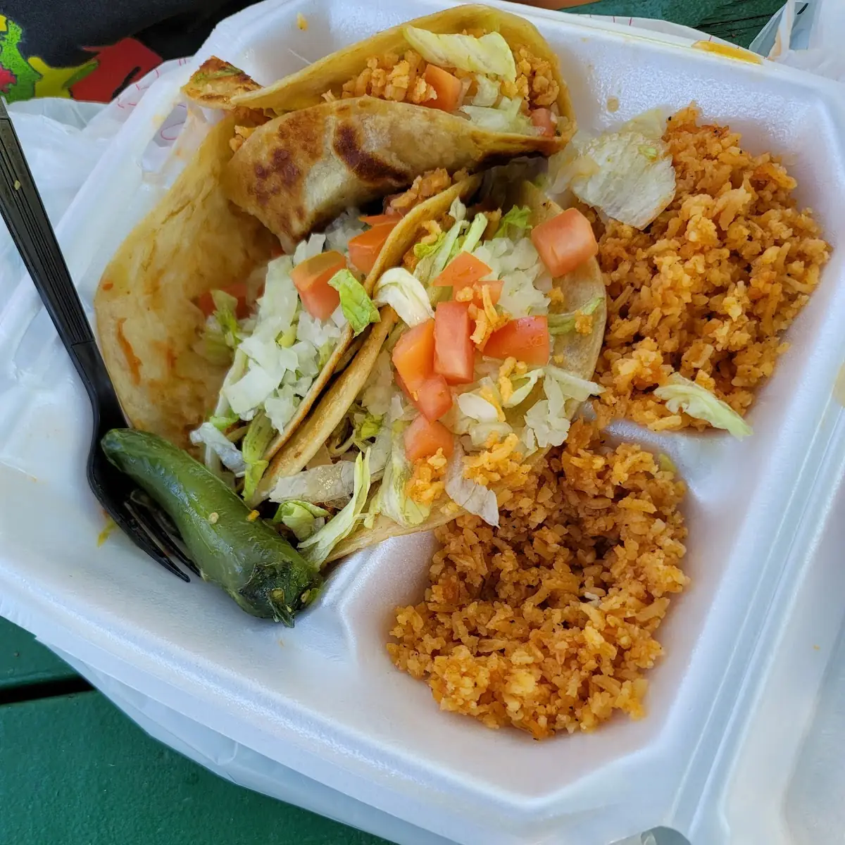 Crispy Chicken Taco Plate