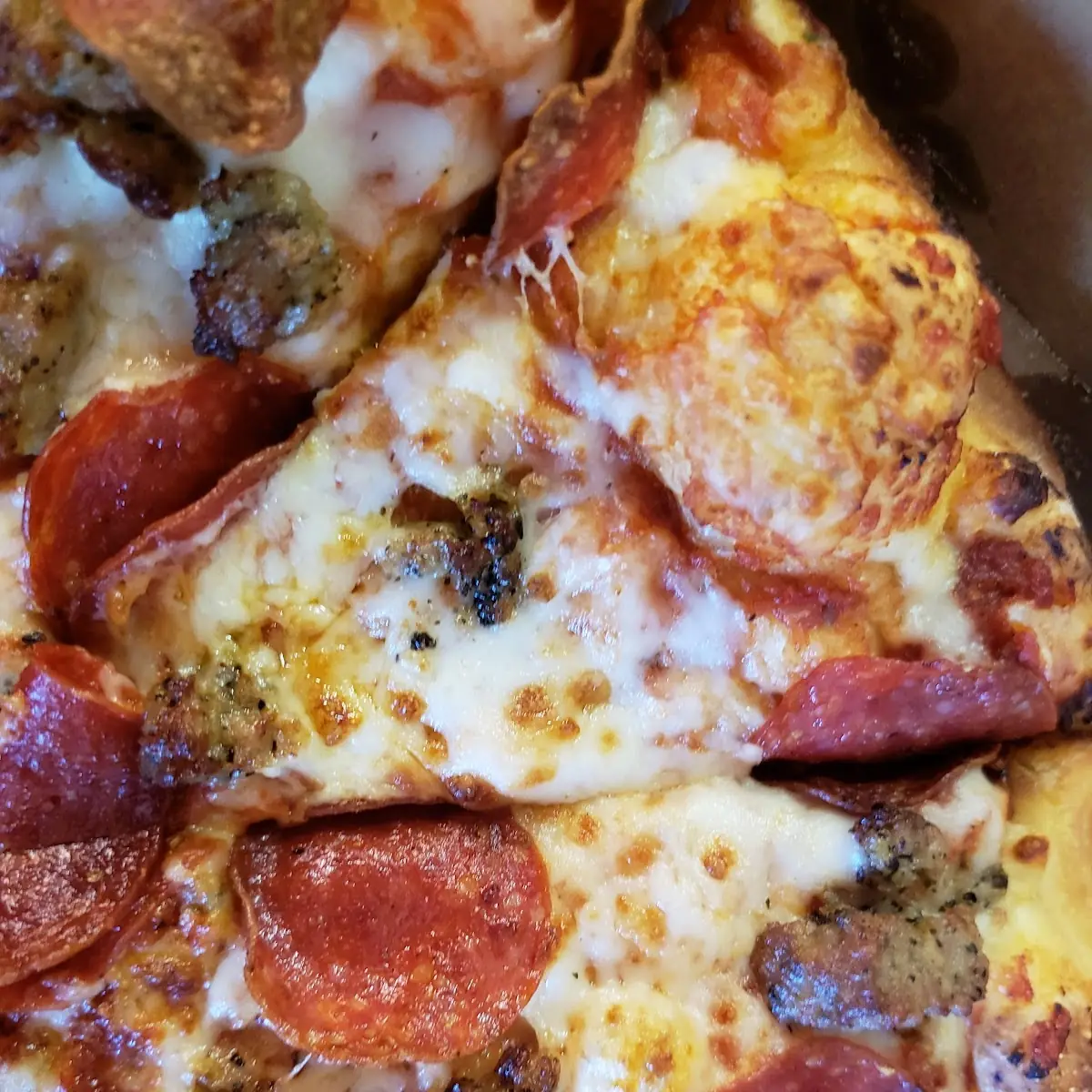 Pepperoni and Sausage Pizza
