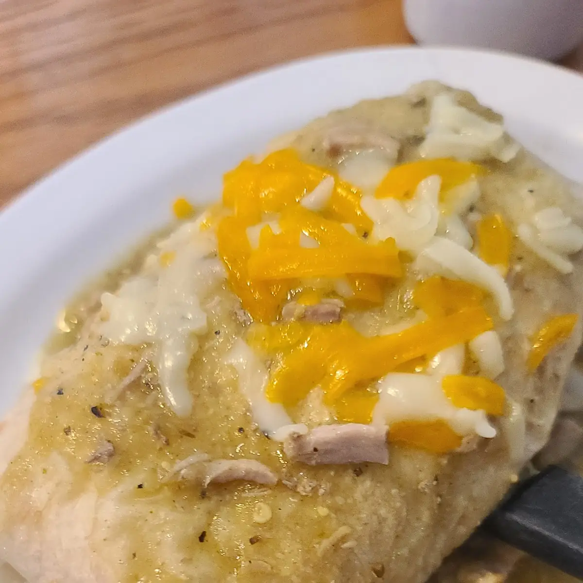 Chili Verde Breakfast Burrito