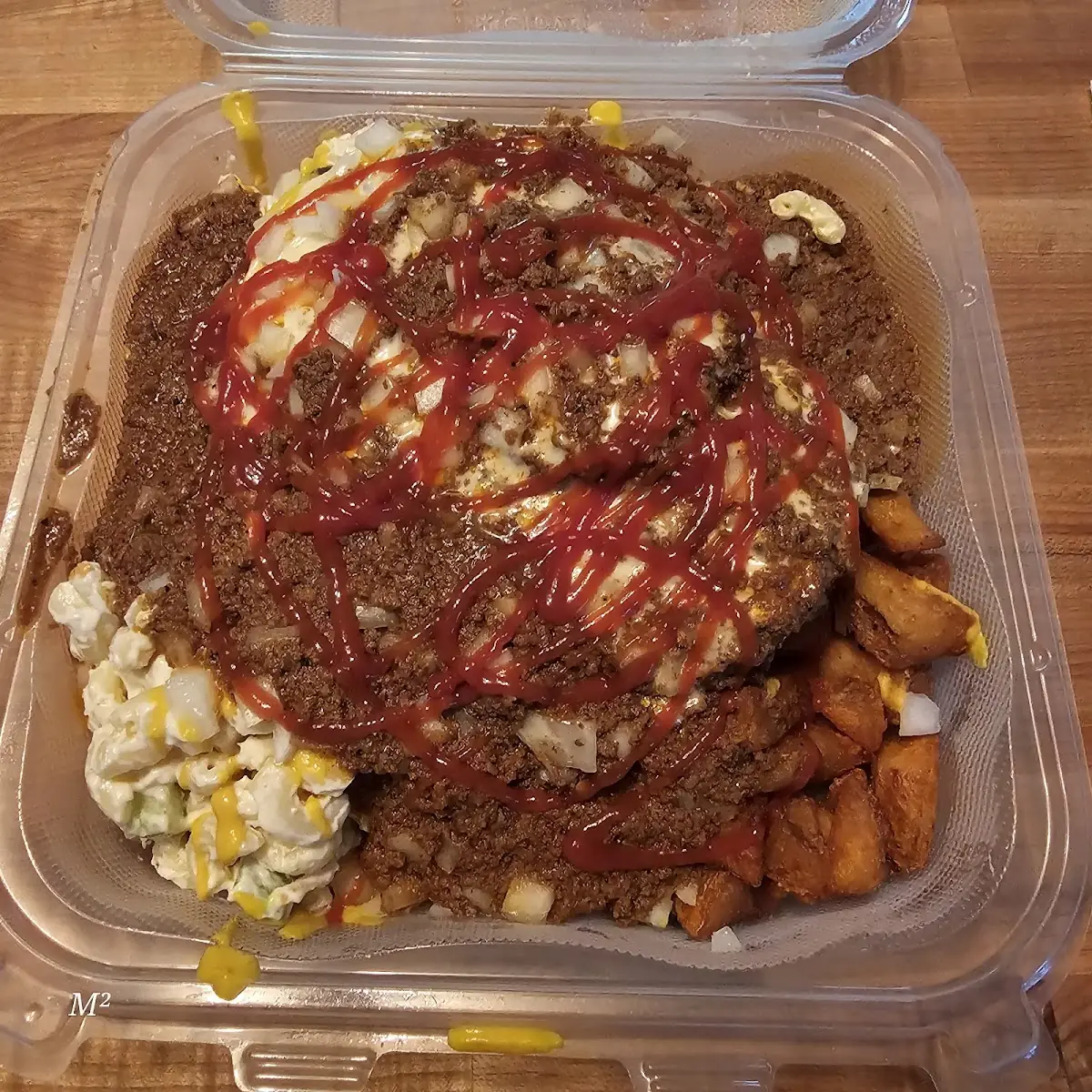 Double Burger Plate