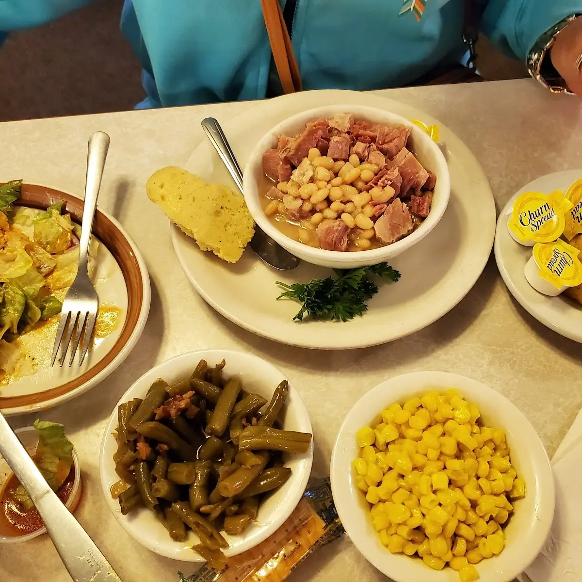 Bean Soup and Salad