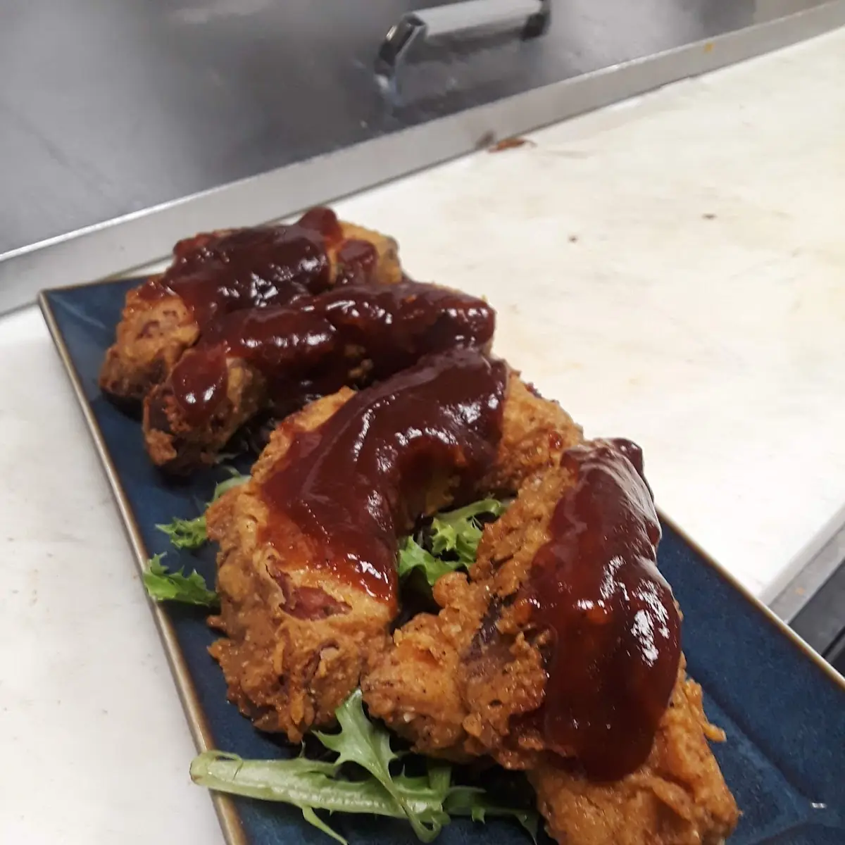 Fried BBQ Ribs