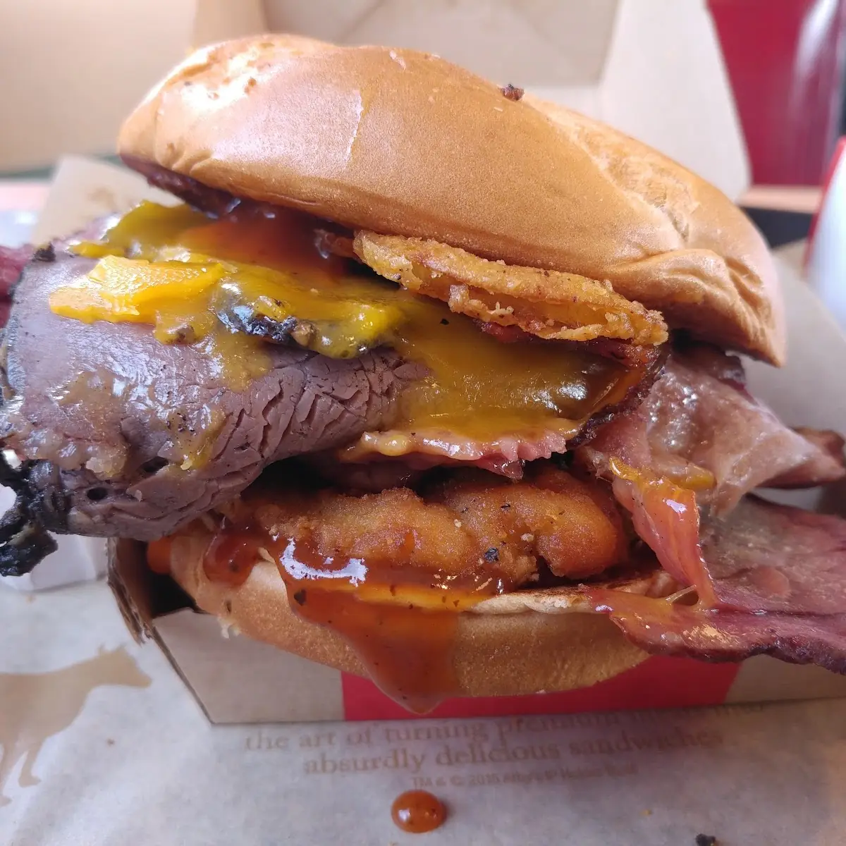 Bourbon BBQ Triple Stack