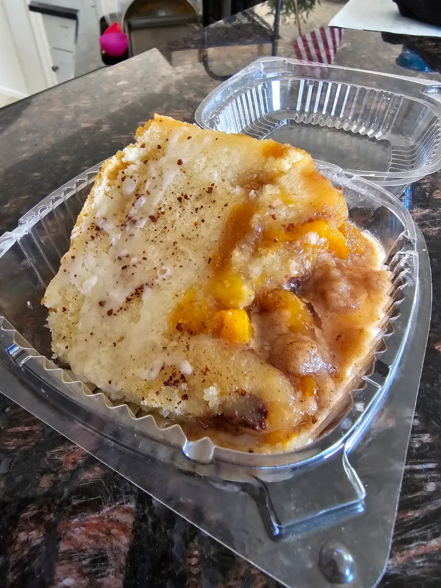 Peach Cobbler Pound Cake