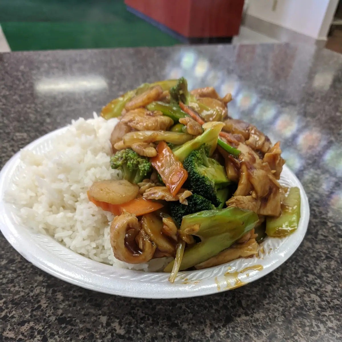 Sechuan Chicken White Rice