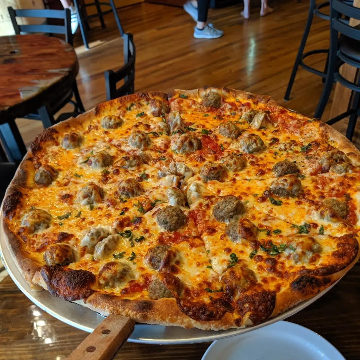 Meatball Pizza