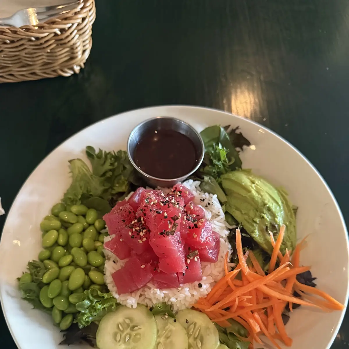 Fresh Ahi Tuna Poke Bowl