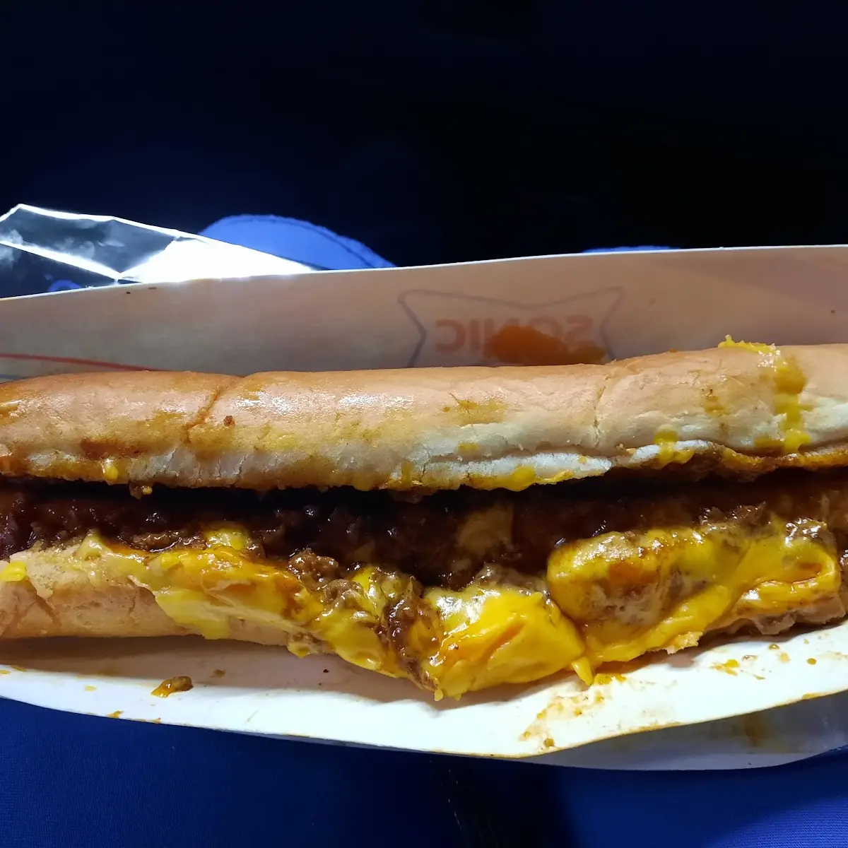 Chili Cheese Footlong Hot Dog