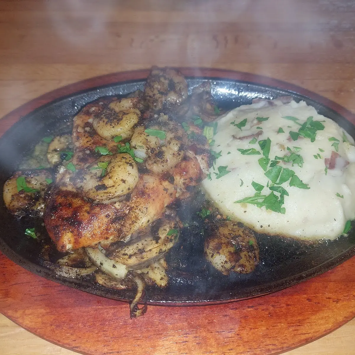 New White Cheddar Bacon & Chicken Skillet