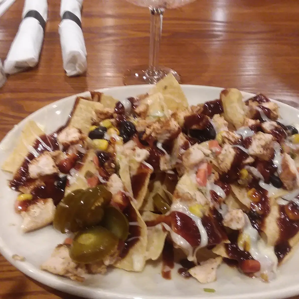 Barbeque Chicken Nachos