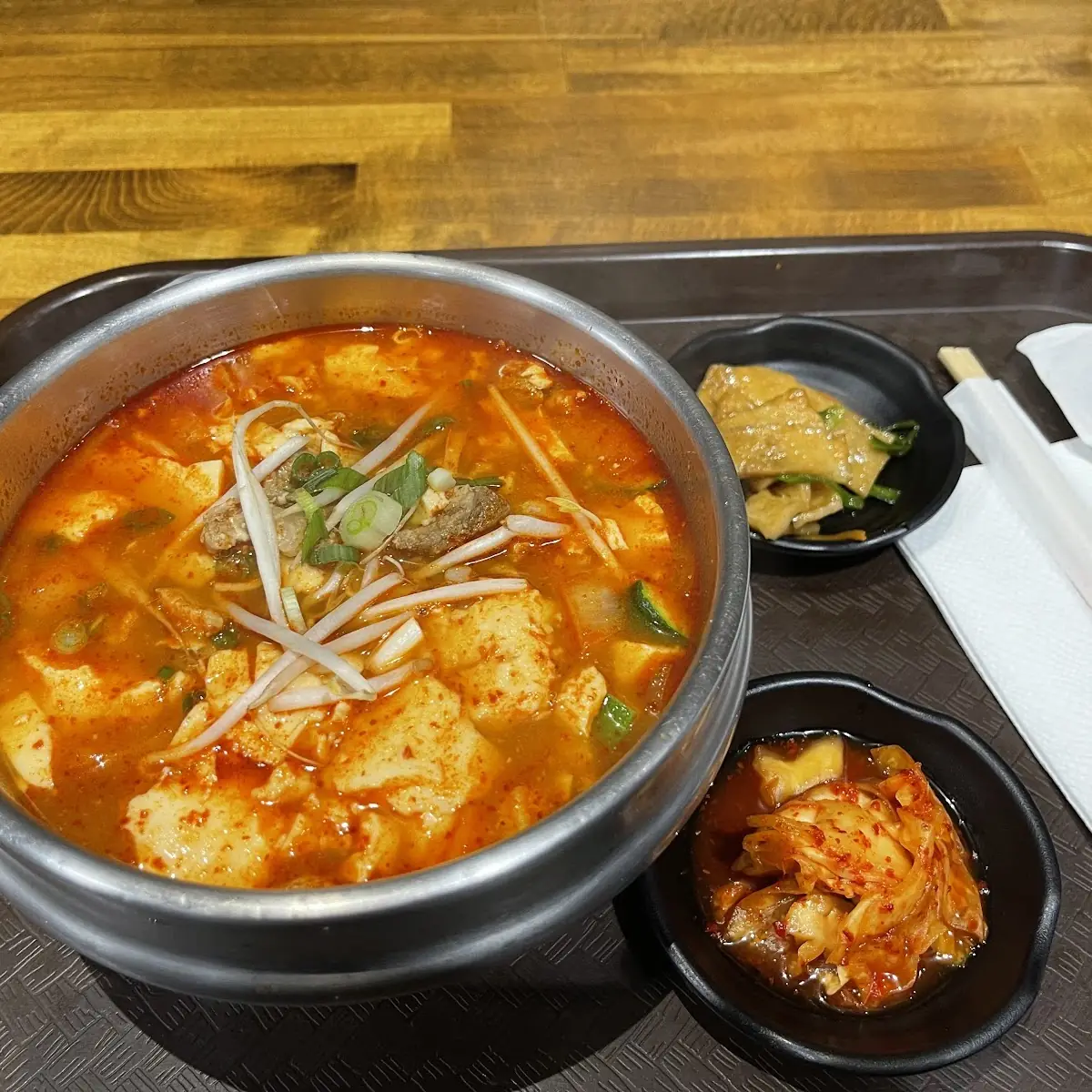 Pork Ramen Tofu Soup