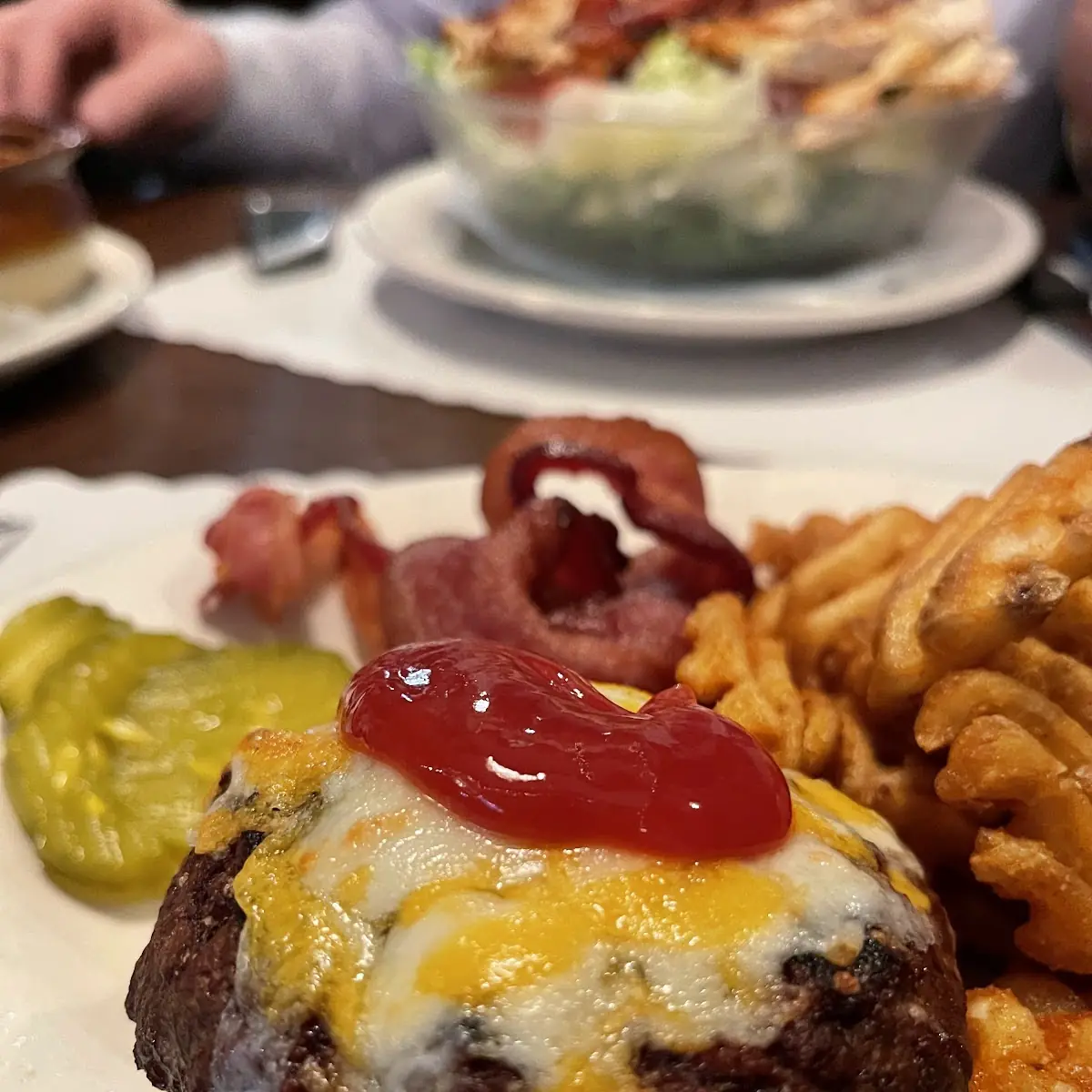 Dont Touch Bacon Cheddar Burger